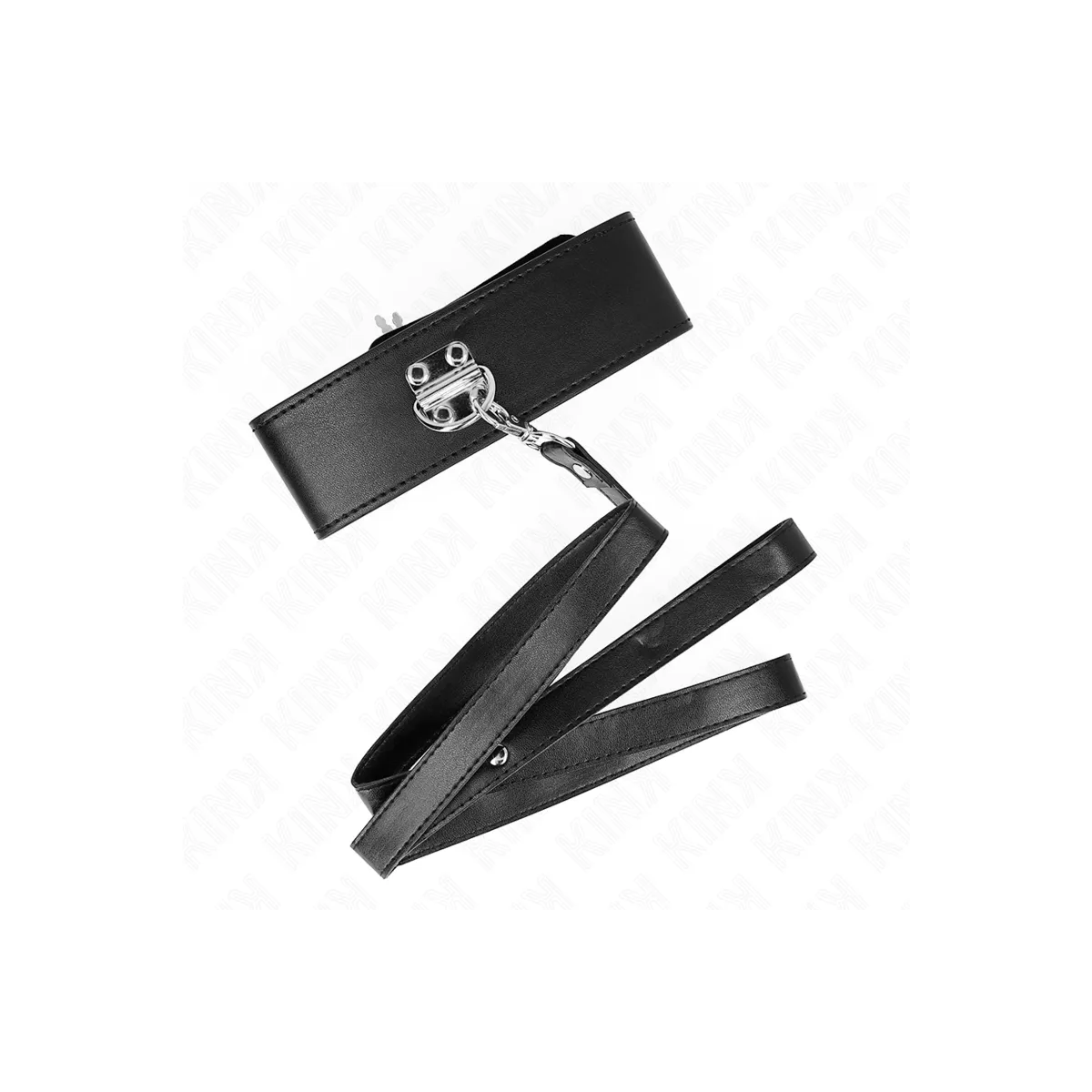 Halskette mit Gürtel 116 cm Modell 2 Verstellbar 36-43 cm X 5 cm von Kink Collar & Gag | Fesselliebe.de