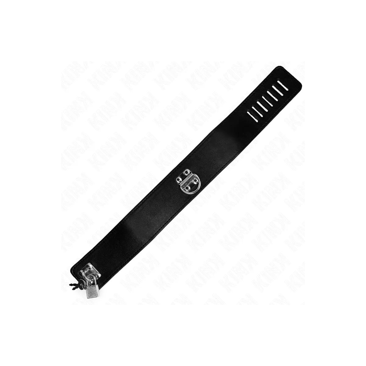 Halskette mit Gürtel 116 cm Modell 2 Verstellbar 36-43 cm X 5 cm von Kink Collar & Gag | Fesselliebe.de