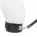Halskette mit Gürtel 116 cm mit Schwarzem Lederband Verstellbar 40-48 cm X 6 cm von Kink Collar & Gag