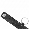 Halskette mit Leine 65 cm mit Silbernen Nieten Modell 5 Verstellbar 36-43 cm X 5 cm von Kink Collar & Gag