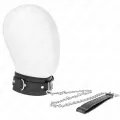 Halsband mit Gürtel 65 cm mit Riemen Schwarz 54 X 4,5 cm von Kink Collar & Gag