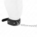 Halskette mit Leine 65 cm 1 Ring Verstellbar 38-49 cm X 5 cm von Kink Collar & Gag