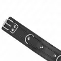 Halskette mit Leine 65 cm 3 Ring Modell 1 Verstellbar 38-49 cm X 5 cm von Kink Collar & Gag