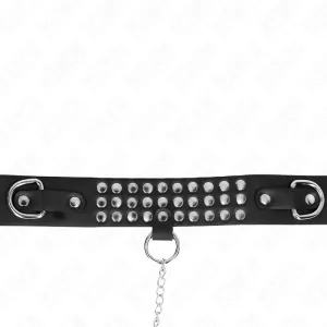 Halskette mit Band 65 cm Glänzend Verstellbar 37-42 cm X 5,3 cm von Kink Collar & Gag