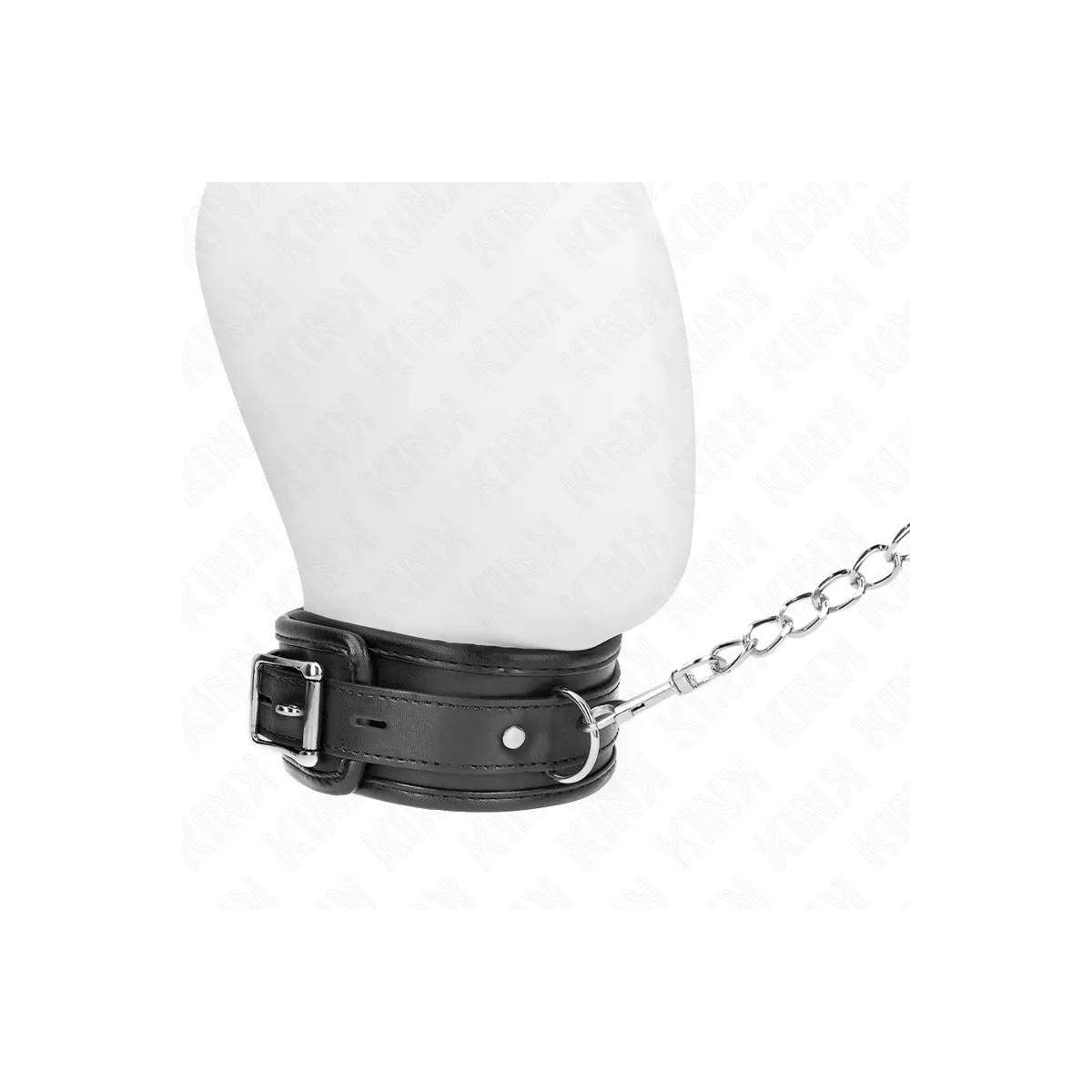 Basismodell Halsband mit Leine 65 cm Modell 1 53 X 6 cm von Kink Collar & Gag | Fesselliebe.de
