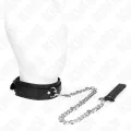 Halskette mit Schlangenmuster und Leine 65 cm von Kink Collar & Gag