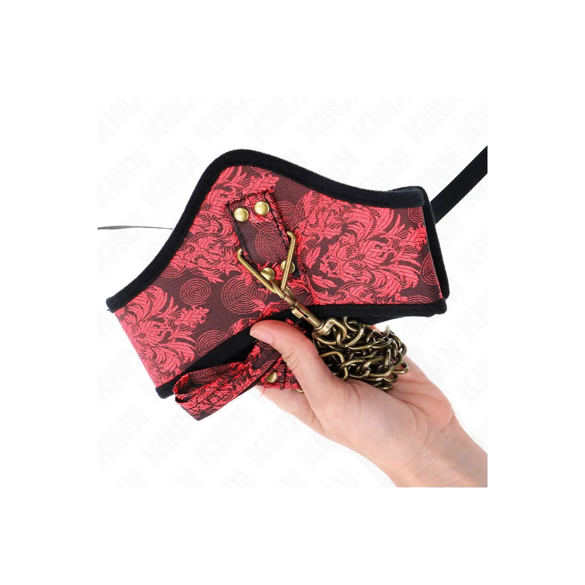 Scandal Modell Halskette mit Spitzenband 75 cm 44 X 10 cm von Kink Collar & Gag | Fesselliebe.de