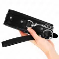 Halskette mit Glänzendem Schnalle-Band 65 cm 48,5 cm X 5,3 cm von Kink Collar & Gag