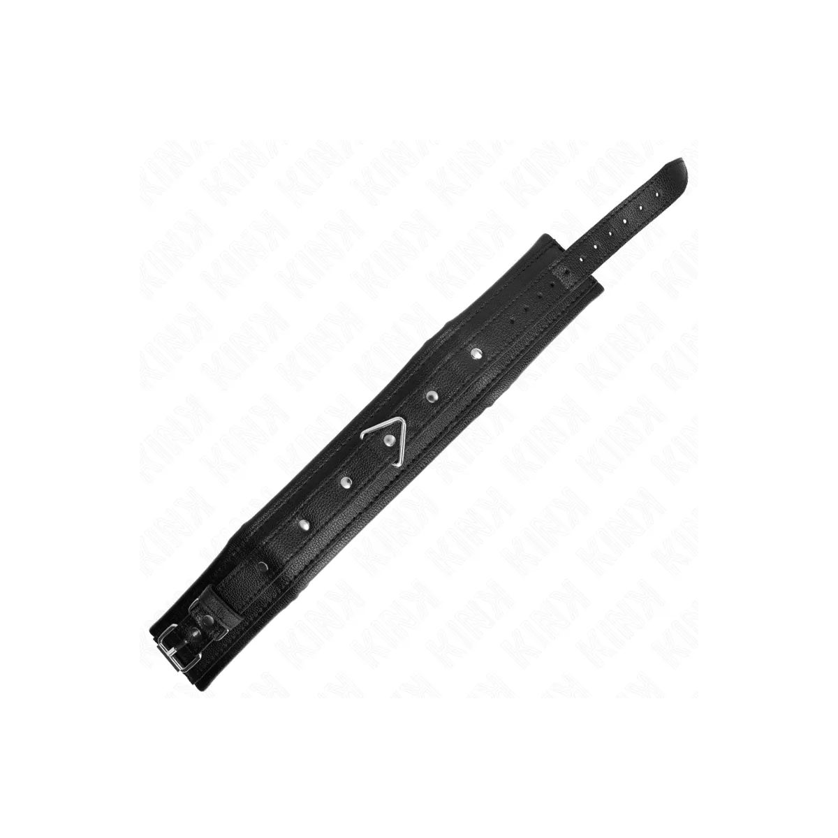 Halskette mit Schwammkunstlederband Modell 1 Verstellbar 37-54 cm X 3 cm von Kink Collar & Gag | Fesselliebe.de