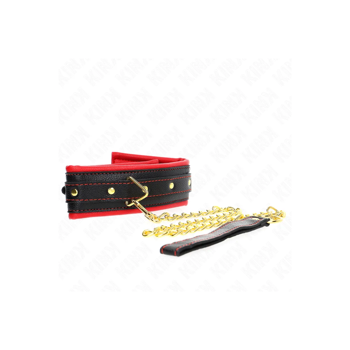 Halskette mit Schwammkunstlederband Modell 2 Verstellbar 37-54 cm X 3 cm von Kink Collar & Gag | Fesselliebe.de