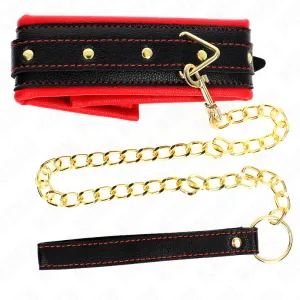 Halskette mit Schwammkunstlederband Modell 2 Verstellbar 37-54 cm X 3 cm von Kink Collar & Gag