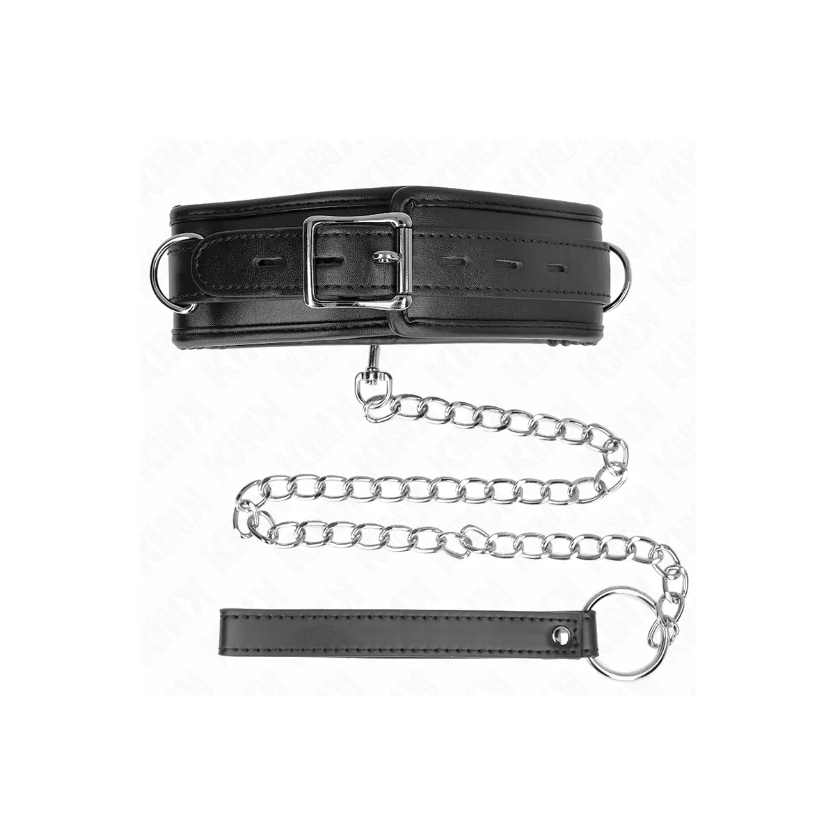 Halskette mit Schwammkunstlederband Modell 3 Verstellbar 37-54 cm X 3 cm von Kink Collar & Gag | Fesselliebe.de