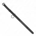Halsband mit Dunkler Leine 65 cm Verstellbar 37-54 cm X 3 cm von Kink Collar & Gag