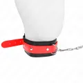 Halskette mit Rotem Band 65 cm Verstellbar 36-43 cm X 5 cm von Kink Collar & Gag