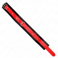 Halskette mit Rotem Band 65 cm Verstellbar 36-43 cm X 5 cm von Kink Collar & Gag