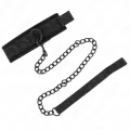 Basismodell Halsband mit Leine 77 cm Modell 5 Verstellbar 34-54 cm X 5 cm von Kink Collar & Gag