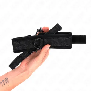 Basismodell Halsband mit Leine 77 cm Modell 5 Verstellbar 34-54 cm X 5 cm von Kink Collar & Gag