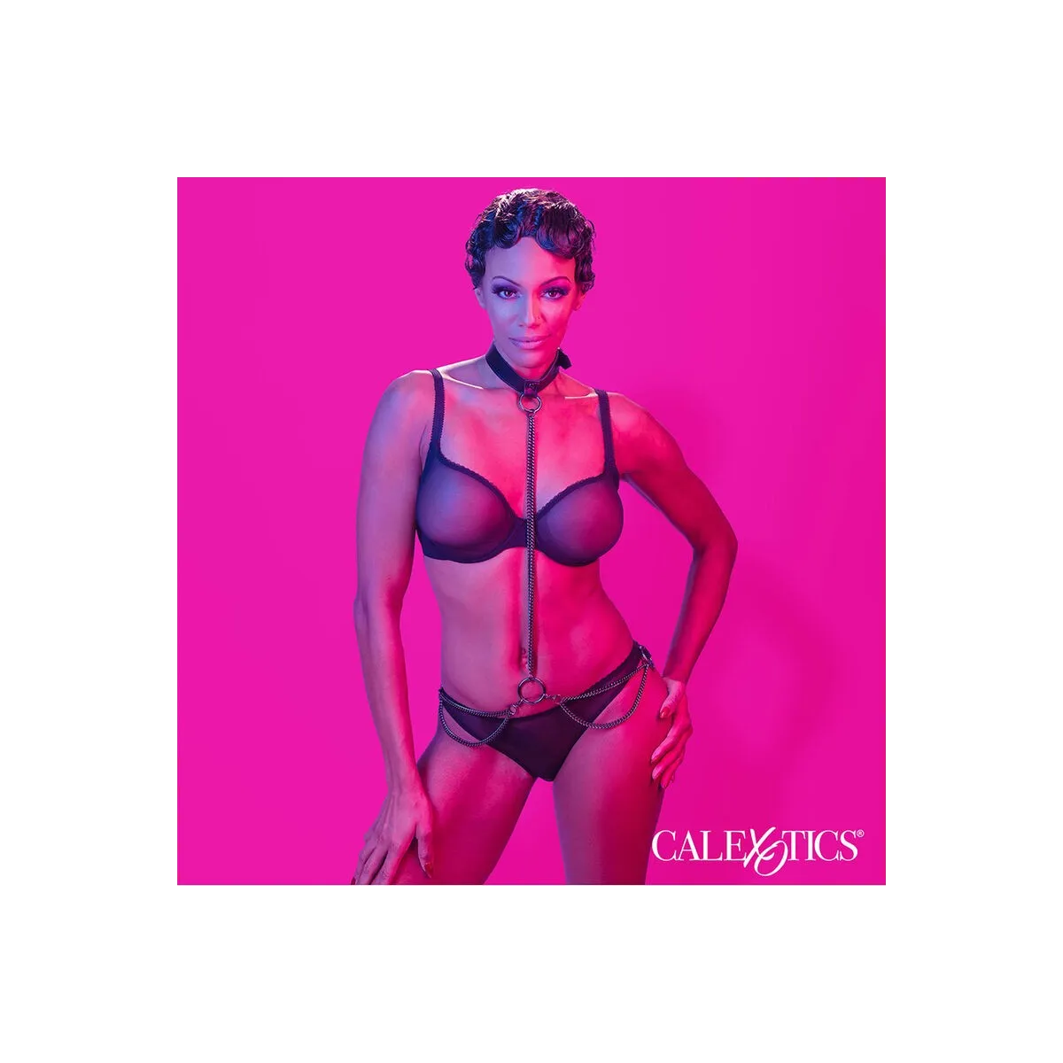 Euphoria Kettenhalfterhalsband und Leine von Calexotics | Fesselliebe.de