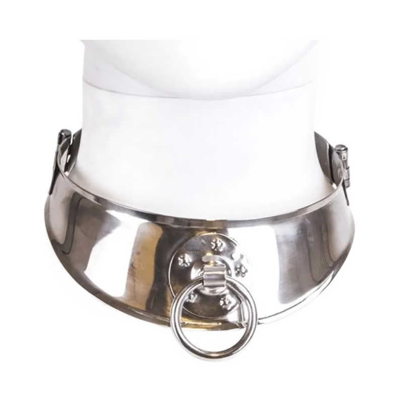 Rückhaltehalsband mit Ring von Metal Hard | Fesselliebe.de