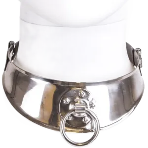 Rückhaltehalsband mit Ring von Metal Hard | Fesselliebe.de