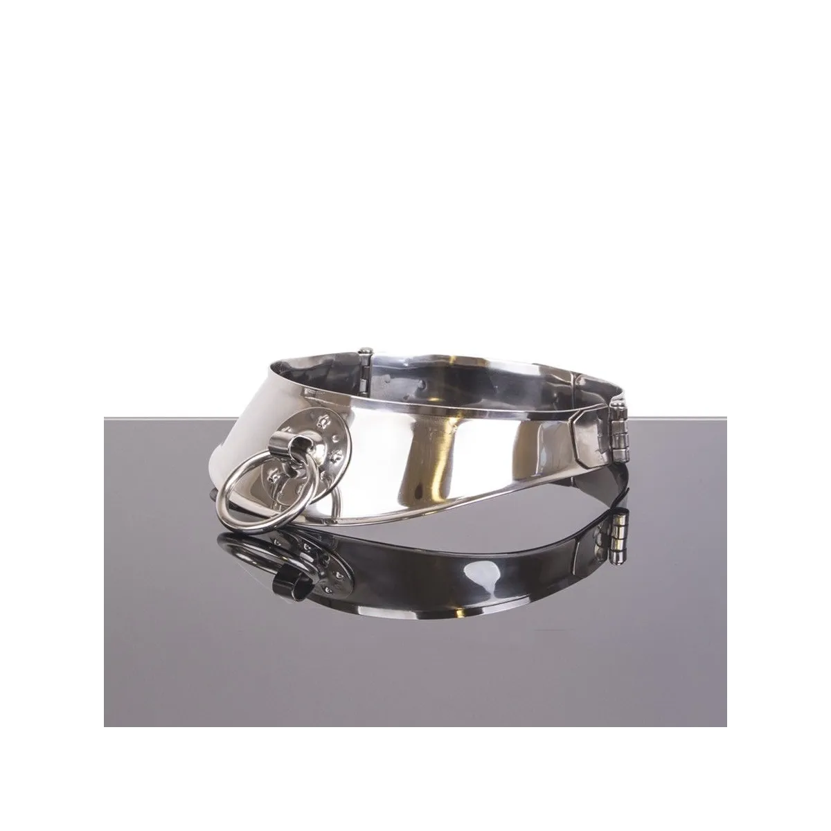 Rückhaltehalsband mit Ring von Metal Hard | Fesselliebe.de