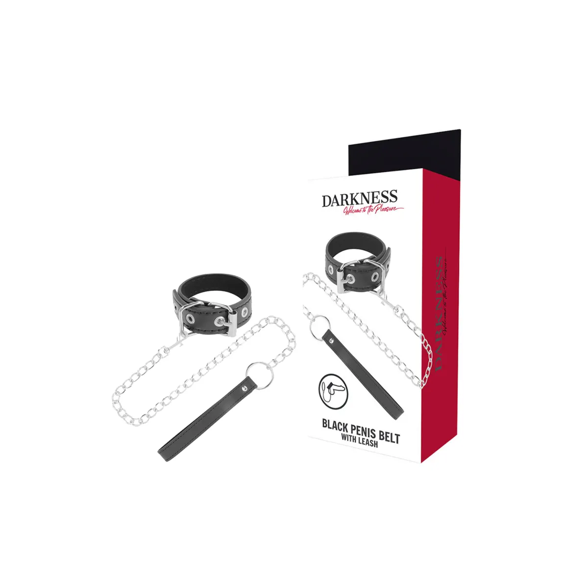 Penisring mit Riemen von Darkness Bondage | Fesselliebe.de