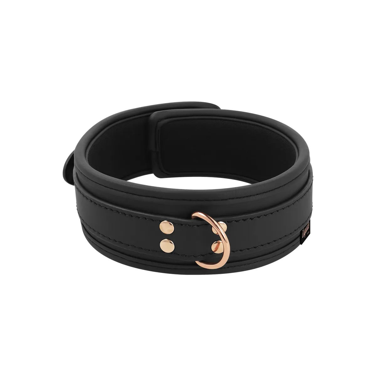 Fantasy-Halskette aus Veganem Leder mit Riemen und Neoprenfutter von Coquette Fantasy | Fesselliebe.de