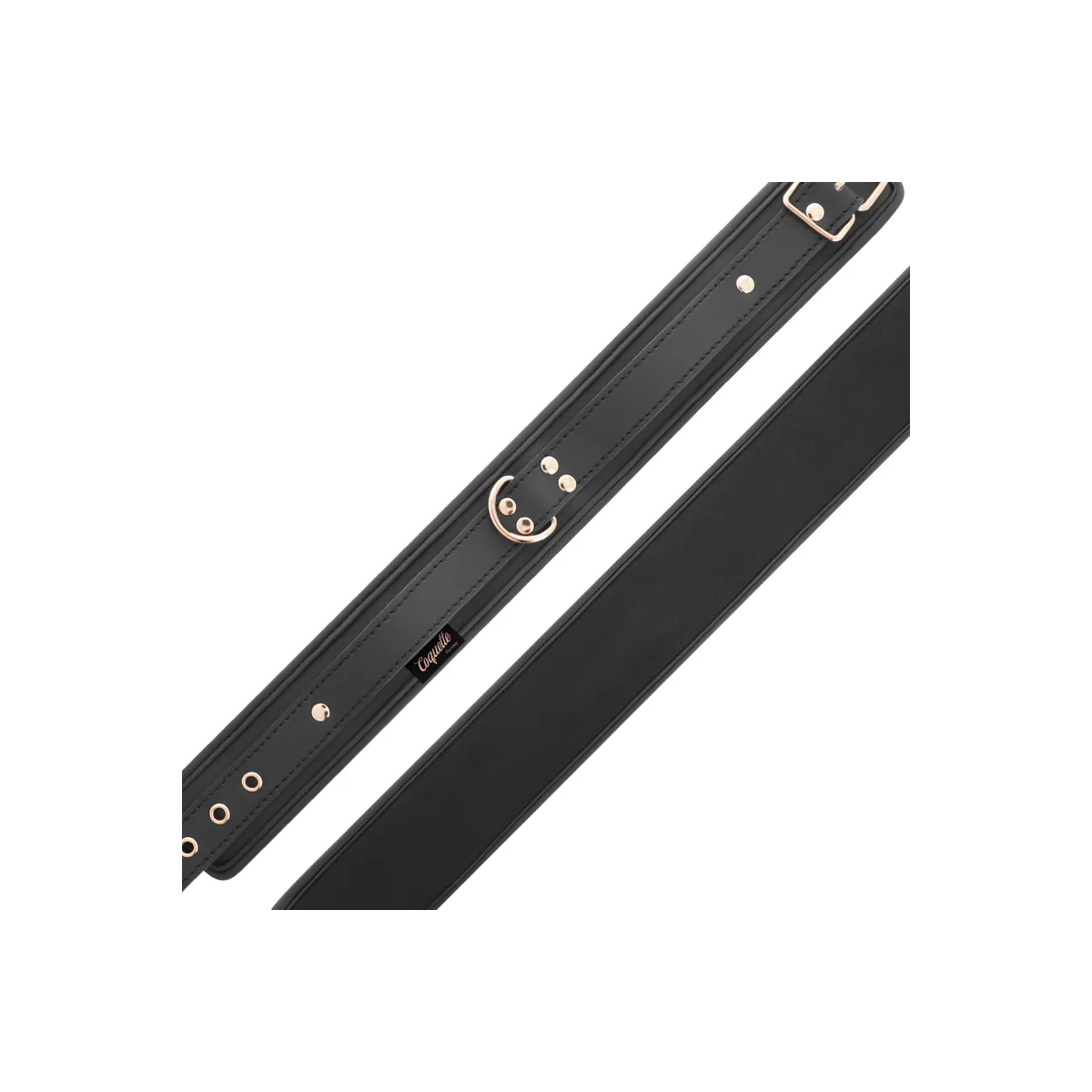 Fantasy-Halskette aus Veganem Leder mit Riemen und Neoprenfutter von Coquette Fantasy | Fesselliebe.de