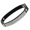 Veganes Leder-Halsband mit Herz von Coquette Accessories