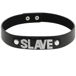 Sklaven-Halsband aus Veganem Leder von Coquette Accessories