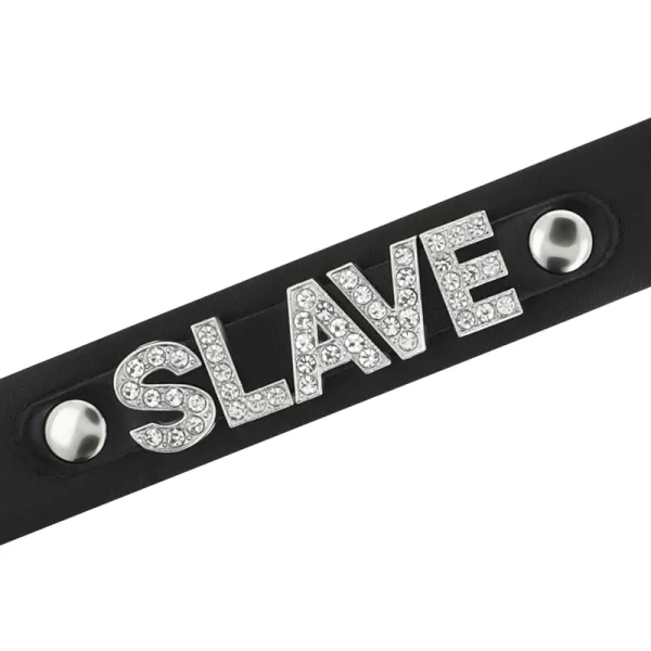 Sklaven-Halsband aus Veganem Leder von Coquette Accessories | Fesselliebe.de