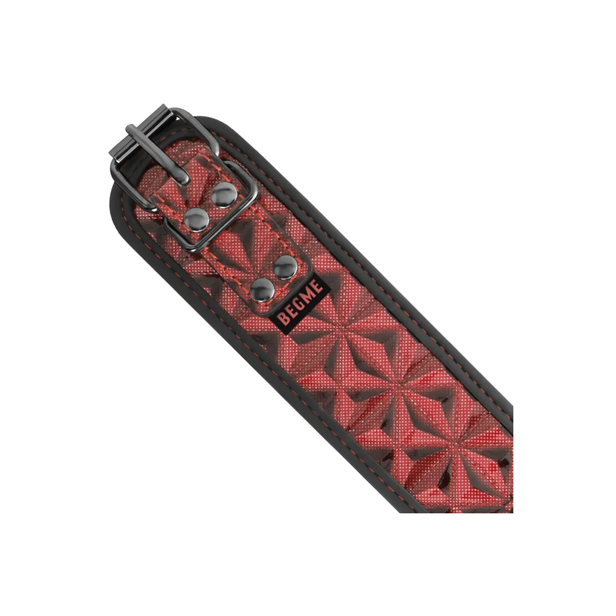 Halsband mit Nippelklemmen mit Neoprenfutter von Begme Red Edition | Fesselliebe.de