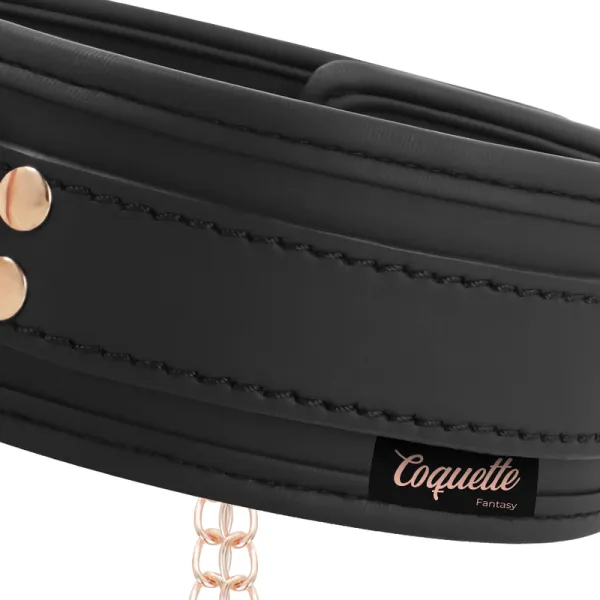 Fantasy-Nippelklemmen-Halskette mit Neoprenfutter von Coquette Fantasy | Fesselliebe.de