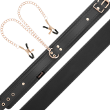 Fantasy-Nippelklemmen-Halskette mit Neoprenfutter von Coquette Fantasy | Fesselliebe.de
