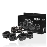 Luxus-Bettband-Set mit Noprene-Futter von Fetish Submissive Bondage | Fesselliebe.de