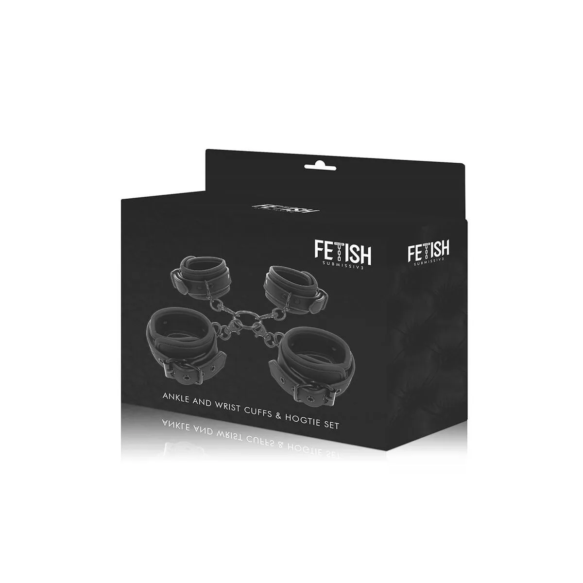 Hand- und Knöchel-Handschellen-Set mit Noprene-Futter von Fetish Submissive Bondage | Fesselliebe.de