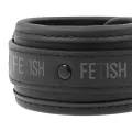Position mit Offenen Beinen und Handschellen mit Noprene-Futter von Fetish Submissive Bondage