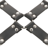 Lederhandschellen für Füsse und Hände Schwarz von Darkness Bondage | Fesselliebe.de