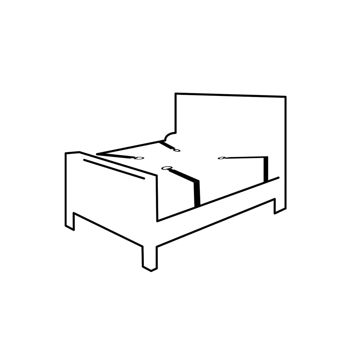 Bettband-Set von Darkness Bondage | Fesselliebe.de