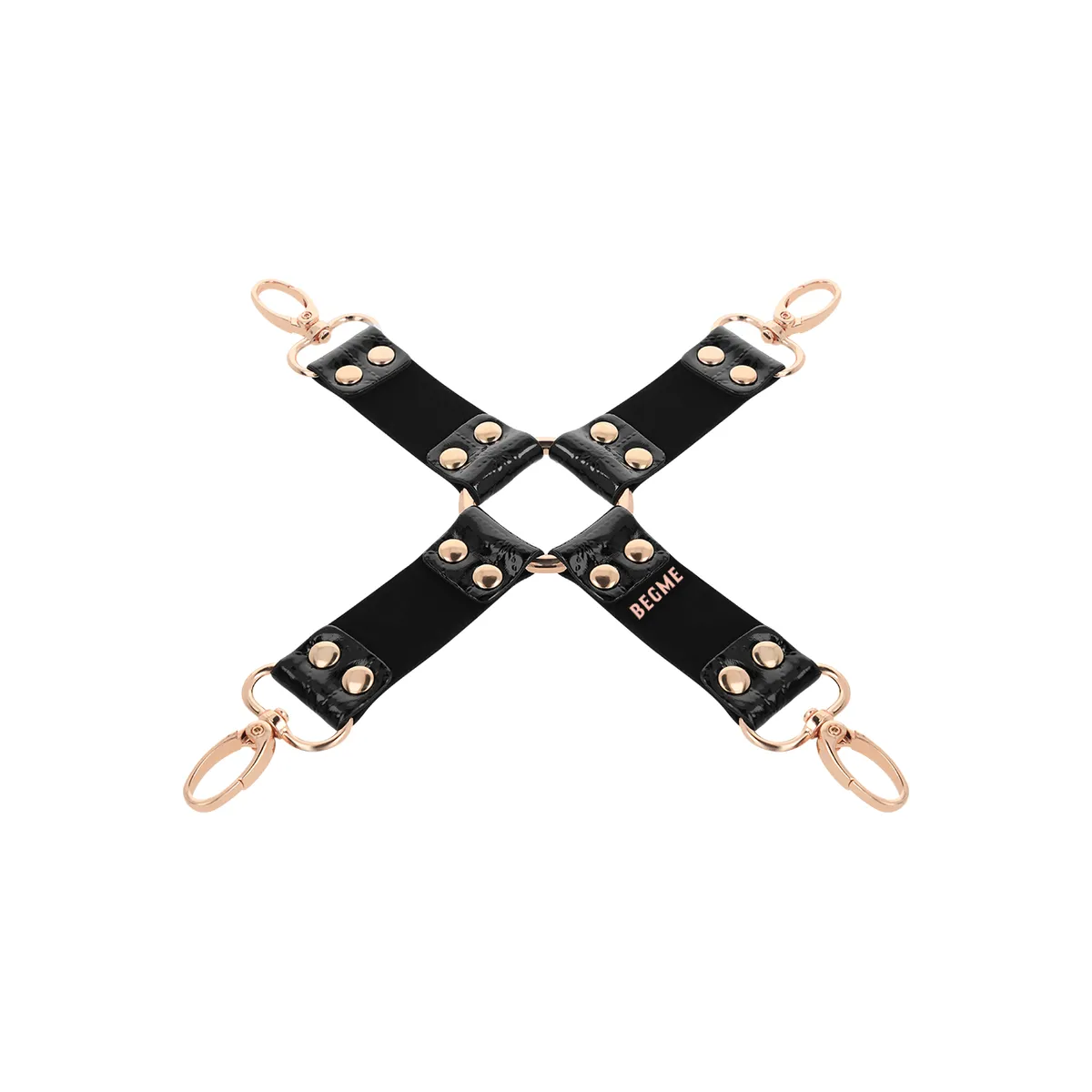 Vegane Leder-Hog-Krawatte von Begme Black Edition | Fesselliebe.de