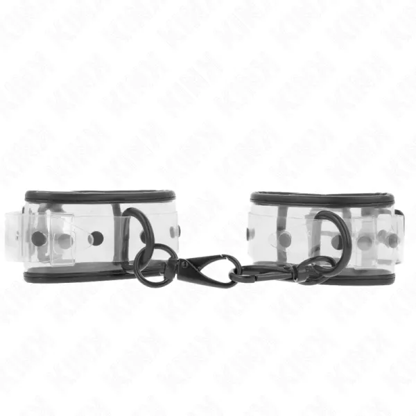 Transparent Handgelenkmanschetten Verstellbar 18-30 cm X 5,5 cm von Kink Wrist Restraint | Fesselliebe.de