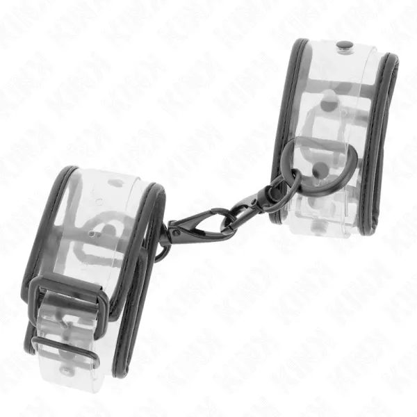 Transparent Handgelenkmanschetten Verstellbar 18-30 cm X 5,5 cm von Kink Wrist Restraint | Fesselliebe.de
