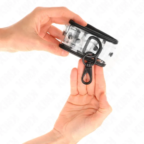Transparent Handgelenkmanschetten Verstellbar 18-30 cm X 5,5 cm von Kink Wrist Restraint | Fesselliebe.de