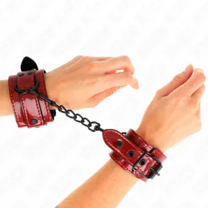 Dunkelrote Handgelenkmanschetten 23 X 5 cm von Kink Wrist Restraint