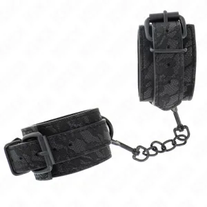 mit Dunkler Spitze Überzogene Handgelenkmanschetten Verstellbar Schwarz 19-26 cm von Kink Wrist Restraint
