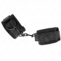 Dark Lace Cuffs Neoprene Handgelenk Manschetten Verstellbar Schwarz 20-29 cm X 5 cm von Kink Wrist Restraint