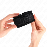 Dark Lace Cuffs Neoprene Handgelenk Manschetten Verstellbar Schwarz 20-29 cm X 5 cm von Kink Wrist Restraint | Fesselliebe.de