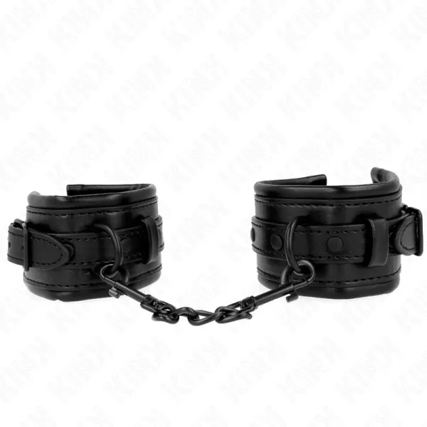 Handgelenkfesseln Schwarz Verstellbar 20-30 cm X 6 cm von Kink Wrist Restraint | Fesselliebe.de