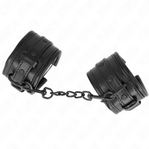 Handgelenkfesseln Schwarz Verstellbar 20-30 cm X 6 cm von Kink Wrist Restraint