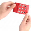 Handgelenkfesseln mit Druckverschluss Rot Verstellbar 19-24 cm X 5,5 cm von Kink Wrist Restraint